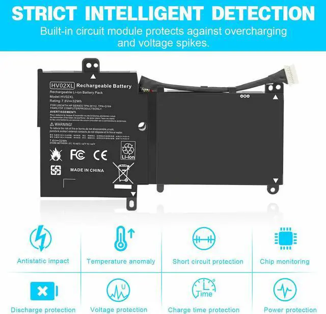 Alt view image 4 of 5 - 7.6V Battery for HP Pavilion X360 11-K057NA 11-K057TU 11-K058TU 11-K059TU 11-K063NA