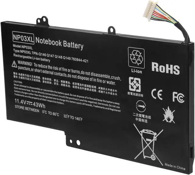 Main image of 11.4V Battery for HP Envy X360 15-U110DX 15-U363CL 15-U410NR 15-U437CL 15-U473CL 15-U493CL NP03