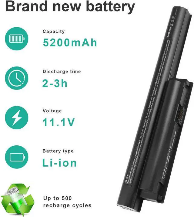 Alt view image 2 of 5 - 11.1V Battery for Sony VAIO SVE141100C SVE14111EG PCG-71713L VGP-BPS26