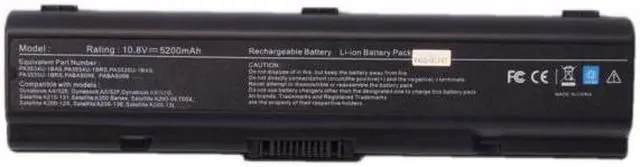 Alt view image 5 of 5 - 11.1V Battery for Toshiba Satellite A215-S7462 A305D-S6914 A305-S6825 A305-S6829