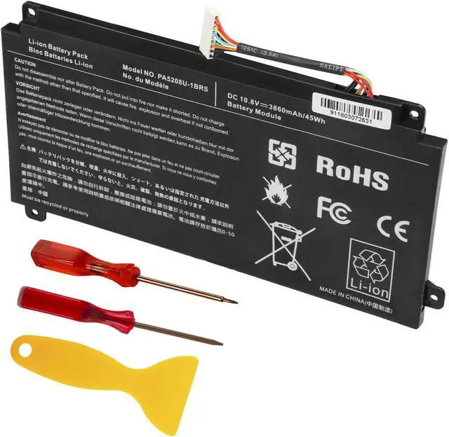 Alt view image 2 of 5 - 11.V Battery for Toshiba Satellite P55w-C5204 P55W-C5316 P55W-C5210 P55W-C5210-4K