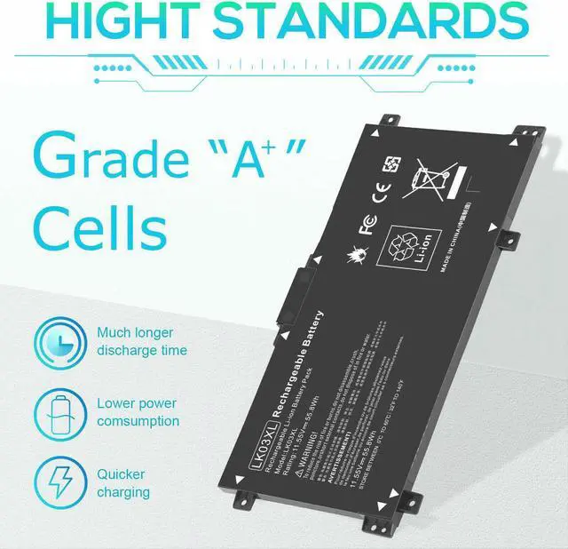 Alt view image 5 of 5 - 11.55V Battery for HP L09280-855 L09281-855 L09911-141 L09911-421 LK03048XL