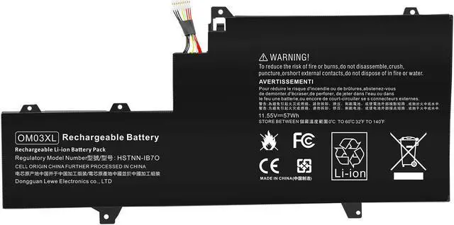 Alt view image 2 of 5 - 11.55V Battery for HP OM03XL OMO3XL 0MO3XL OM03057XL 863167-1B1 863167-171 863280-855
