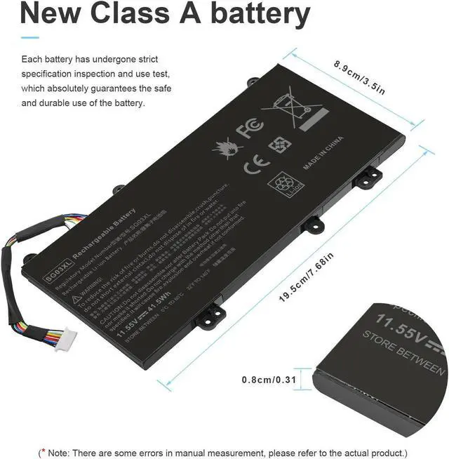Alt view image 5 of 5 - 11.55V Battery for HP 849048-421 849049-421 849314-850 849315-850 849314-856