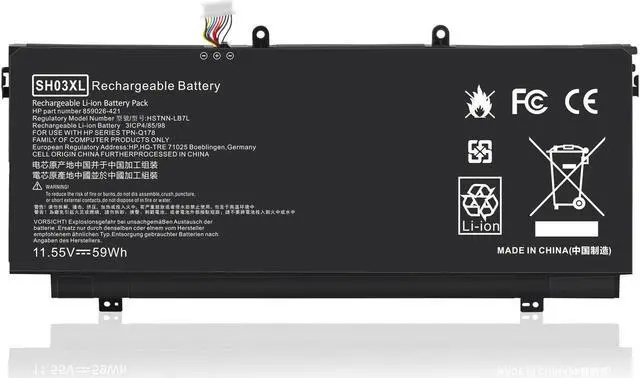 Main image of 11.55V Battery for HP SH03 SH03XL SH03057XL HSTNN-LB7L 859026-421 859356-855