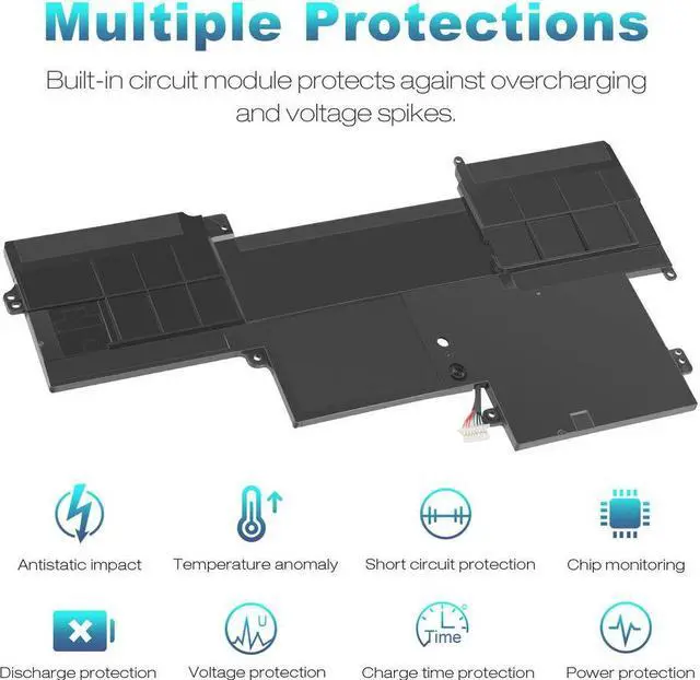 Alt view image 3 of 5 - 7.6V Battery for HP EliteBook Folio 1020 1030 G1 HSTNN-DB6M HSTNN-I26C