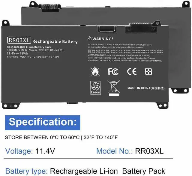 Alt view image 2 of 5 - 11.4V Battery for HP ProBook 430 G4 440 G4 450 G4 455 G4 470 G4