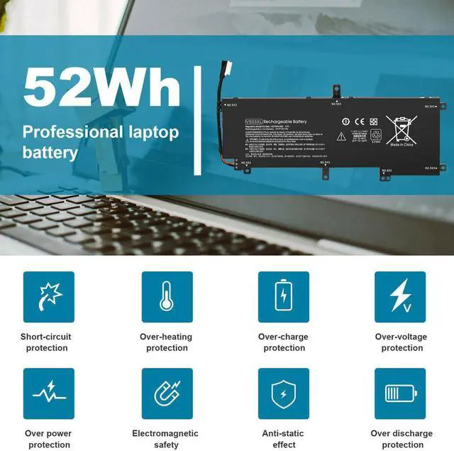 Alt view image 3 of 5 - 11.55V Battery for HP 849047-541 849047541 849313-850 849313850 849313-856 3ICP7/61/80
