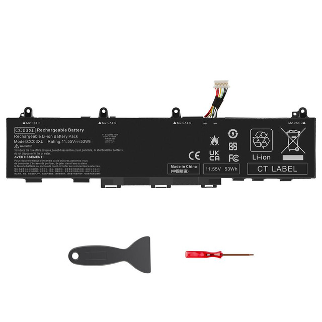 thumbnail image 2 of OEM Genuine HP CC03XL Battery – 53WH, 3-Cell Li-Ion For EliteBook 830/840 G7/G8 2 of 5