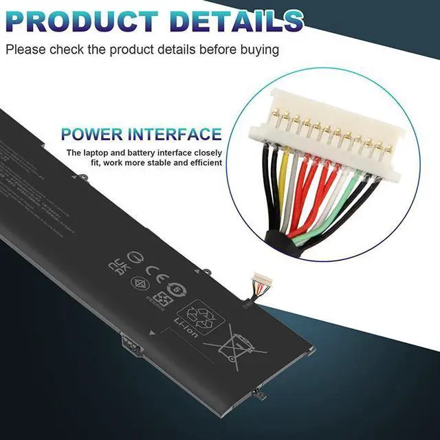 Alt view image 5 of 5 - 11.55V Battery for HP YB06XL YB06084XL 928427-271 928372-855 928372-856 926372-855
