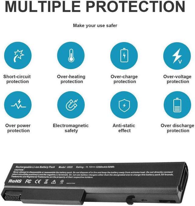 Alt view image 3 of 5 - 11.1V Battery for HP EliteBook 6930p 8440p 8440w