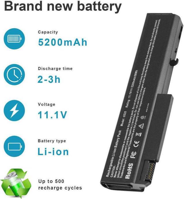 Alt view image 2 of 5 - 11.1V Battery for HP EliteBook 6930p 8440p 8440w