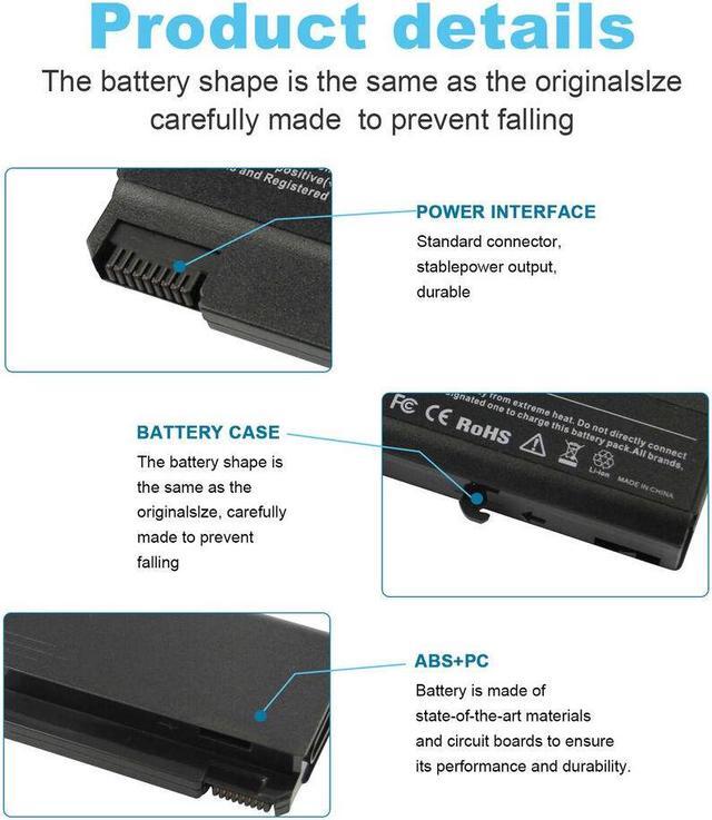 Alt view image 4 of 5 - 11.1V Battery for HP EliteBook 6930p 8440p 8440w