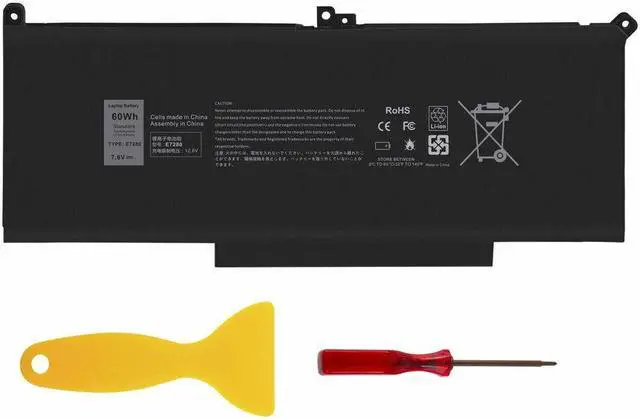Main image of 60Wh F3YGT Battery for Dell Latitude 13 7000 7380 7390 P28S P28S001 (not fit 7390 2-in-1)