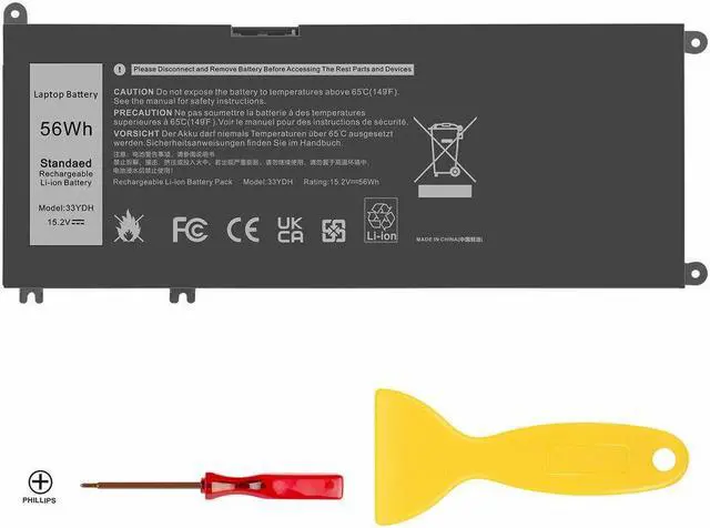 Main image of 56Wh 33YDH Battery for Dell Latitude 13 3000 3380 3480 3400 3500 14 3490 15 3590 3580