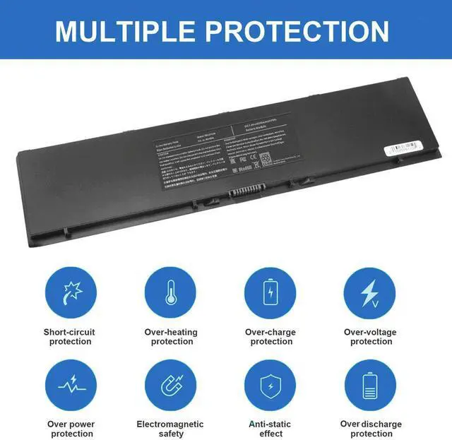 Alt view image 3 of 5 - 47Wh 34GKR Battery for Dell Latitude E7440 E7450 E7420 7440 7450 7420