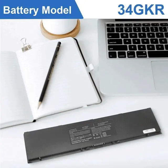 Alt view image 5 of 5 - 47Wh 34GKR Battery for Dell Latitude E7440 E7450 E7420 7440 7450 7420