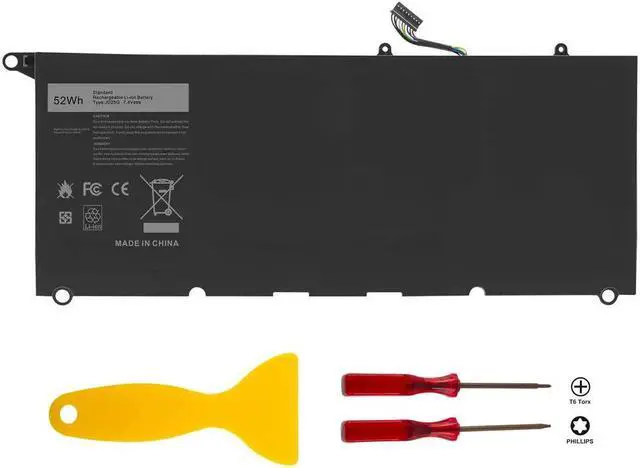 Main image of 52W JD25G Battery for Dell XPS 13 9343 9350 P54G P54G001 P54G002 13-9350-D4708G