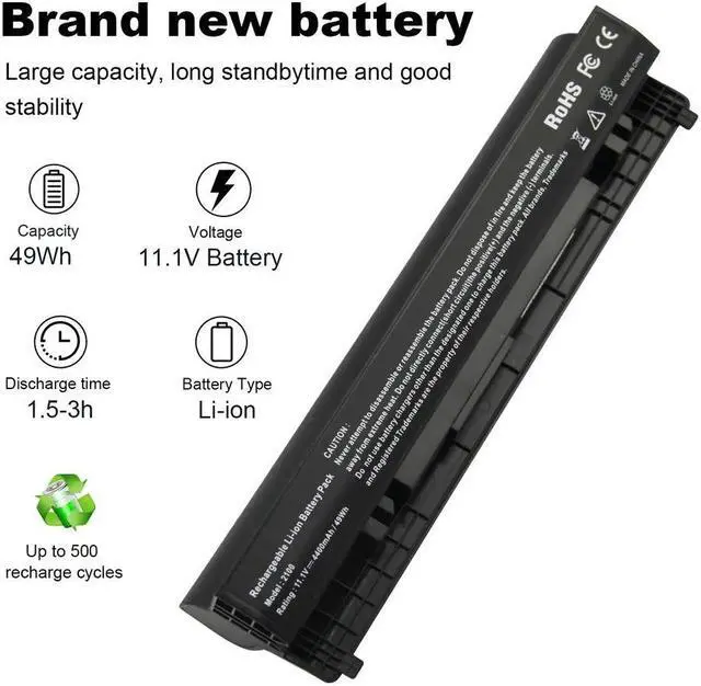 Alt view image 2 of 5 - 11.1V Battery for Dell 453-10042 4H636 6P147 F079N G038N J017N
