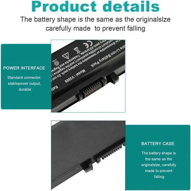 Alt view image 4 of 5 - 11.1V Battery for Dell Vostro 3400 3500 3700 V3400 V3500 V3700