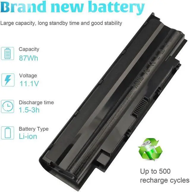 Alt view image 2 of 5 - 11.1V Battery for Dell Inspiron 17R N7010 17R N7110 13R T510431TW 13R T510432TW