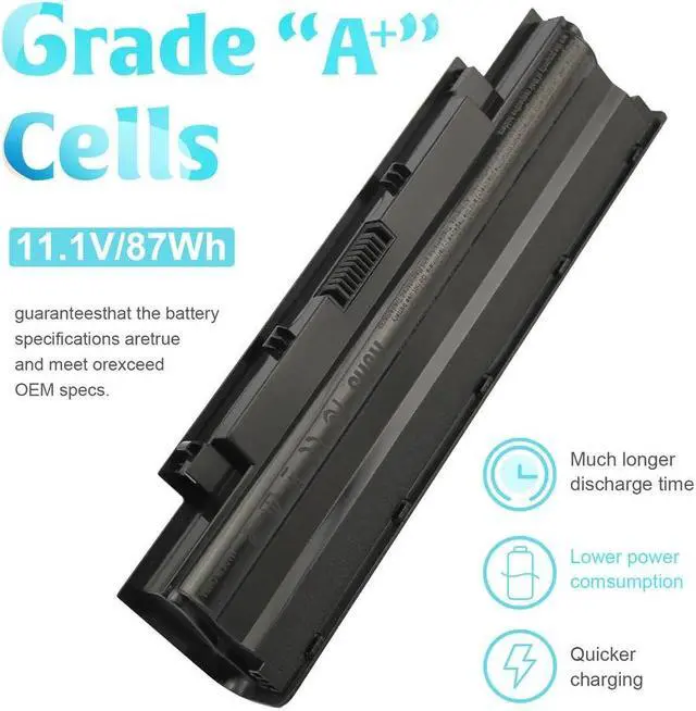 Alt view image 4 of 5 - 11.1V Battery for Dell Inspiron 17R N7010 17R N7110 13R T510431TW 13R T510432TW