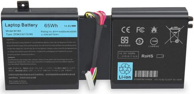 Main image of 65W Battery for Dell 2F8K3 02F8K3 KJ2PX 0KJ2PX G33TT