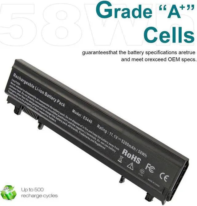 Alt view image 2 of 5 - 11.1V Battery for Dell 9TJ2J N5YH9 VJXMC VVONF M7T5F WGCW6