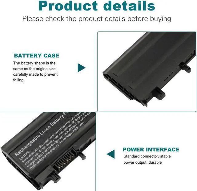 Alt view image 4 of 5 - 11.1V Battery for Dell 9TJ2J N5YH9 VJXMC VVONF M7T5F WGCW6
