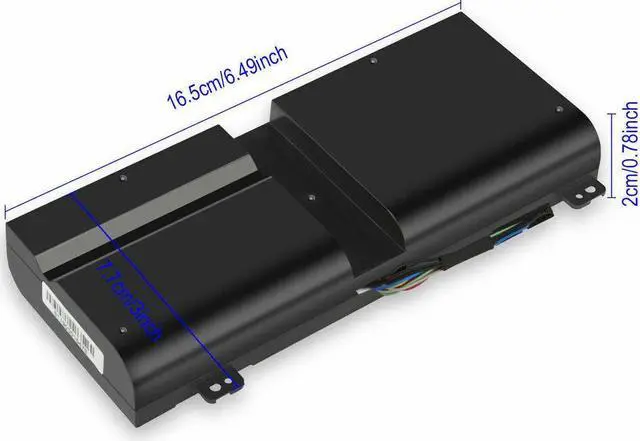 Alt view image 3 of 5 - 49Wh 11.1V Battery for Dell Alienware 14 A14 M14X R3 M14X R4 14D-1528