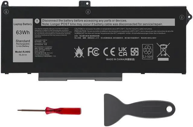 Main image of 63Wh Battery for Dell Latitude 14 5420 5520 Precision 15 3560