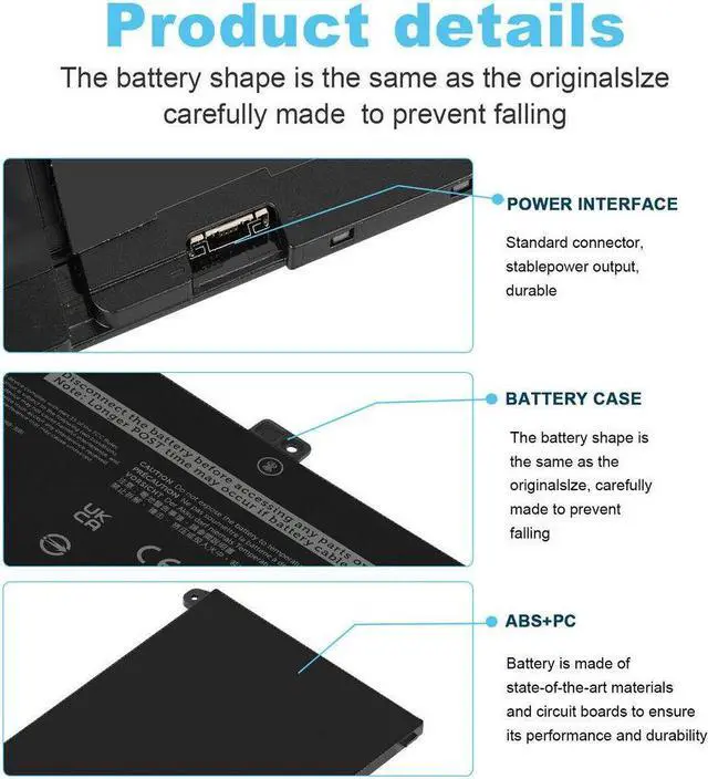 Alt view image 4 of 5 - 63Wh Battery for Dell Latitude 14 5420 5520 Precision 15 3560