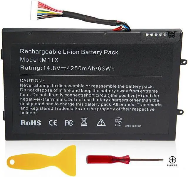 Main image of 63W Battery for Dell Alienware M11x M11x R2 M11x R3 M14x M14x R2