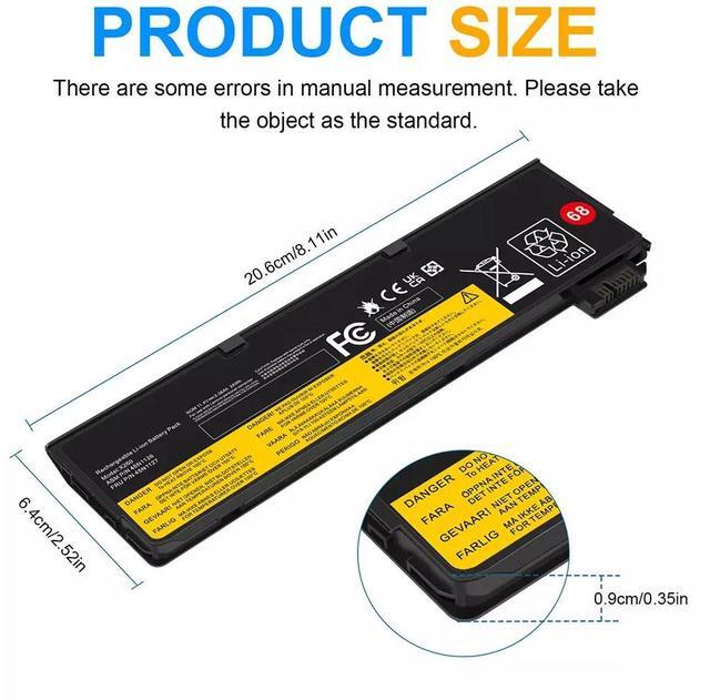 Alt view image 5 of 5 - 24W Battery for Lenovo ThinkPad X240 X240S X250 X250S X260 X270 L450 L450S L460 L470 W550s P50S
