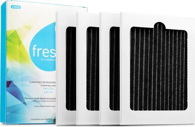 Main image of Replacement PAULTRA Frigidaire Air Filter Compatible With Pure Air Ultra EAFCBF, 4 Pack -Fresh