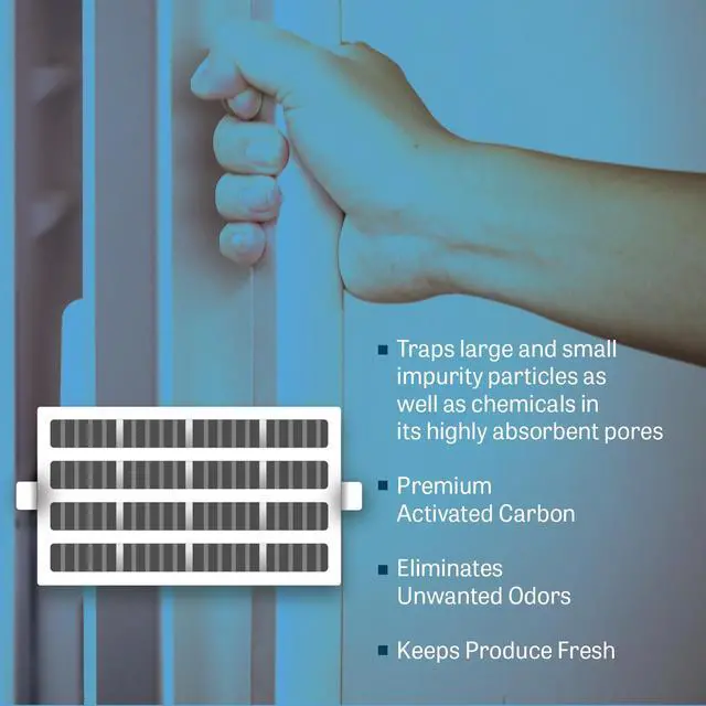 Alt view image 5 of 6 - Fresh W10311524 Compatible With Whirlpool W10311524, AIR1, Replacement Refrigerator Air Filter, 3 Pack