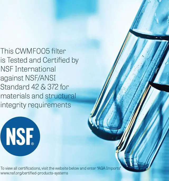 Alt view image 6 of 6 - Mist 4396508 & EDR5RXD1 Water Filter Replacement, Compatible Whirlpool Models: 4396508, 4396510, Filter 5, PUR W10186668, NLC240V, Kenmore 46-9010, 9086