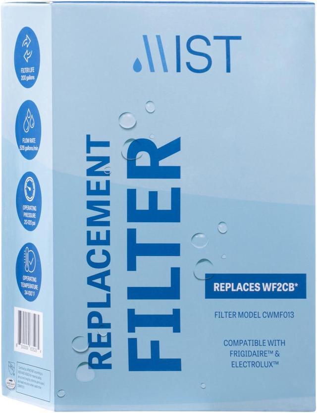 Alt view image 2 of 7 - Mist Refrigerator Water Filter Replacement Compatible with WF2CB, PureSource2, FC100, 9916, 469916, 1 Pack
