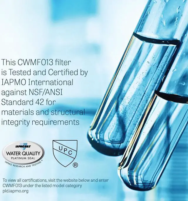 Alt view image 6 of 7 - Mist Refrigerator Water Filter Replacement Compatible with WF2CB, PureSource2, FC100, 9916, 469916, 3 Pack