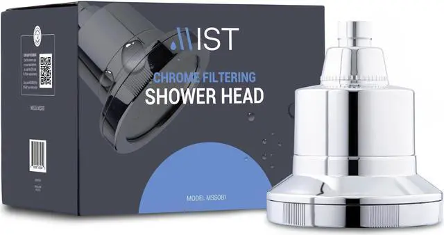 Alt view image 3 of 6 - Filtered Shower Head,15 stage Filtration Chrome Shower Head with a Replaceable Filter Removes Chlorine and Bad Odor Reduces Dry Itchy Skin, Dandruff, Eczema, Improves Skin Hair and Nails - Mist