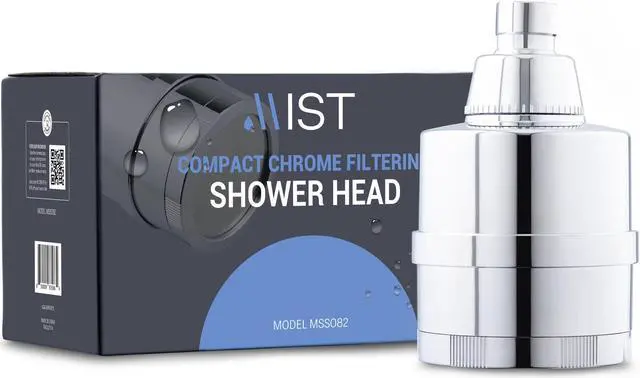 Main image of Filtered Shower Head, 15 Stage Filtration Compact Chrome Shower Head with a Replaceable Filter Removes Chlorine and Bad Odor, Reduces Itchy Ski, Eczema, Improves Skin, Hair, and Nails - Mist