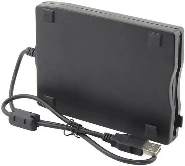 Alt view image 2 of 6 - 3.5" USB 2.0 Data External Floppy Disk Drive Portable 1.44MB USB Drive Plug and Play For Laptop PC Win 7/8/10 Mac Black
