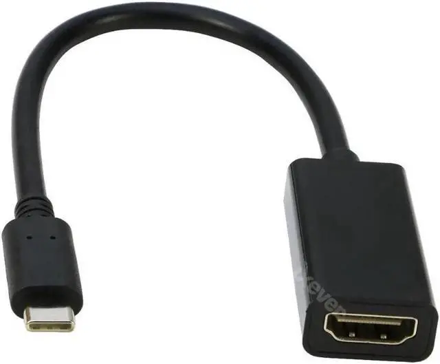 Alt view image 6 of 6 - USB C to HDMI Adapter (4K) USB Type-C to HDMI Adapter (Thunderbolt 3 Compatible) HDMI to USB C Adapter for MacBook Pro/Air iPad Pro Pixelbook Dell XPS Samsung Galaxy and More