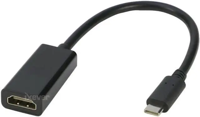 Alt view image 5 of 6 - USB C to HDMI Adapter (4K) USB Type-C to HDMI Adapter (Thunderbolt 3 Compatible) HDMI to USB C Adapter for MacBook Pro/Air iPad Pro Pixelbook Dell XPS Samsung Galaxy and More