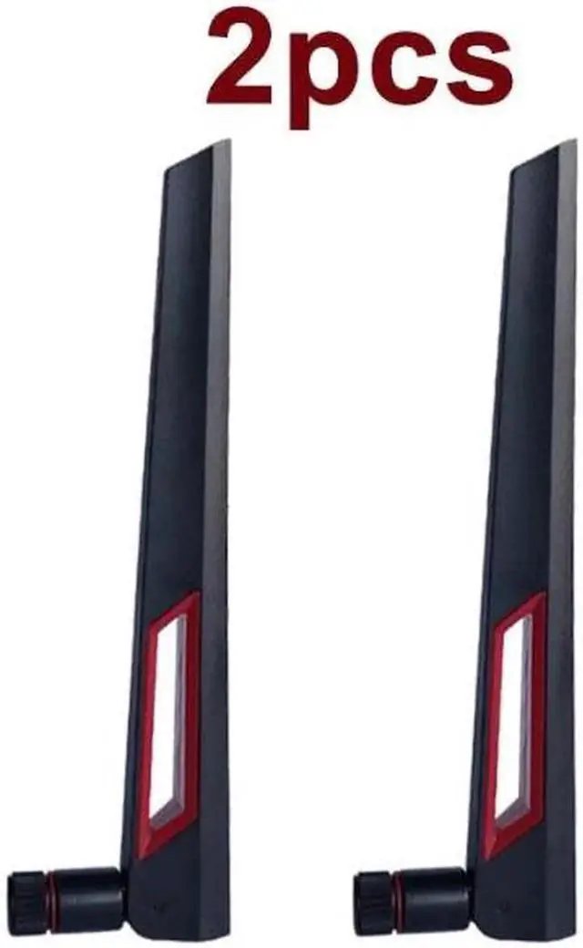 Main image of 2 X 10dBi RP-SMA High Gain Antennas Dual Band 2.4GHz 5GHz WiFi Antenna Connector Universal Antennas Amplifier WLAN Router Antenna Booster