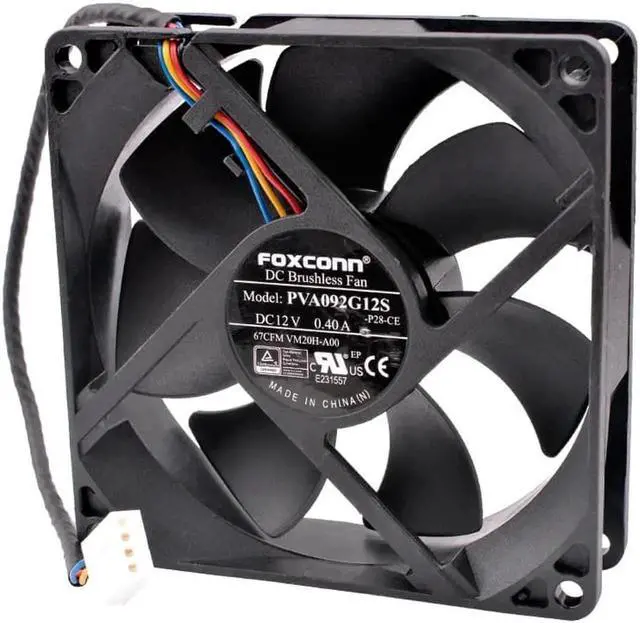 Main image of PVA092G12S 9cm 92x92x25mm DC12V 0.40A 4 lines pwm computer CPU radiator dedicated cooling fan