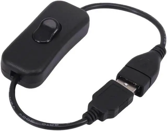 Alt view image 3 of 5 - USB Cable with Switch, Yeebline 3-Pack USB Male to Female Extension Cord Inline Rocker On/Off Switch for Driving Recorder, LED Desk Lamp, USB Fan, LED Strip (3 Pack Black)