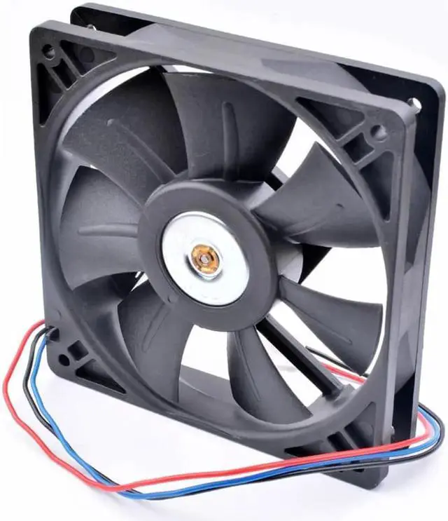Alt view image 2 of 4 - ANCHAOPU AFB1224SH 12cm 12025 120x120x25mm 24V 0.42A 3 line inverter cooling fan