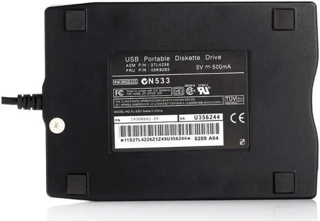 Alt view image 5 of 6 - 1.44Mb 3.5" USB External Portable Floppy Disk Drive Diskette FDD for Laptop PC