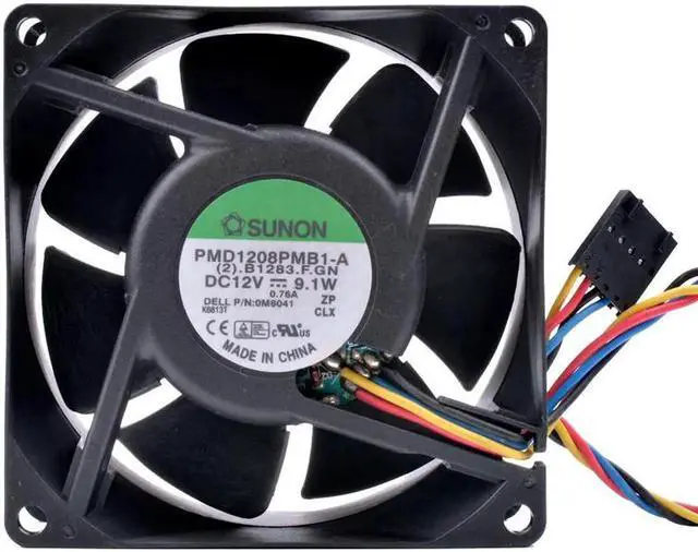 Main image of PMD1208PMB1-A 8cm 80mm fan 8038 12V 9.1W Double ball bearing server large air volume cooling fan
